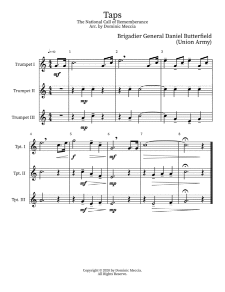 Taps (arr. Dominic Meccia)