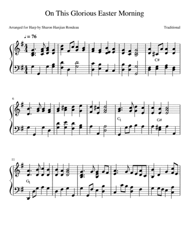On This Glorious Easter Morning (arr. Sharon Hanjian Rondeau)