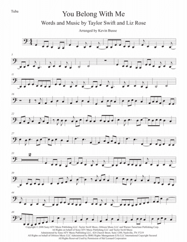 You Belong With Me (arr. Kevin Busse)