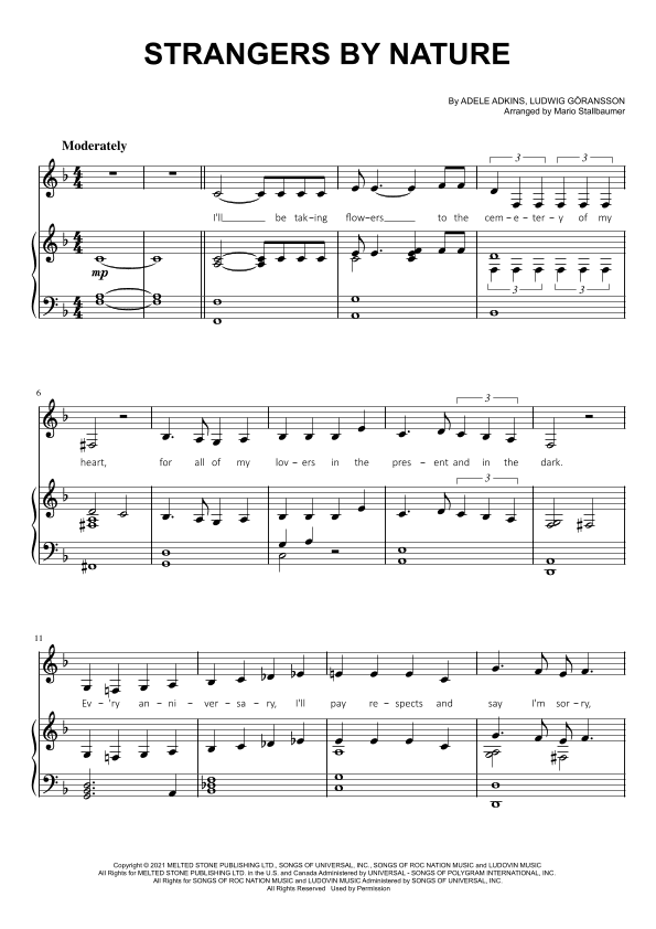 Strangers By Nature (arr. Mario Stallbaumer)