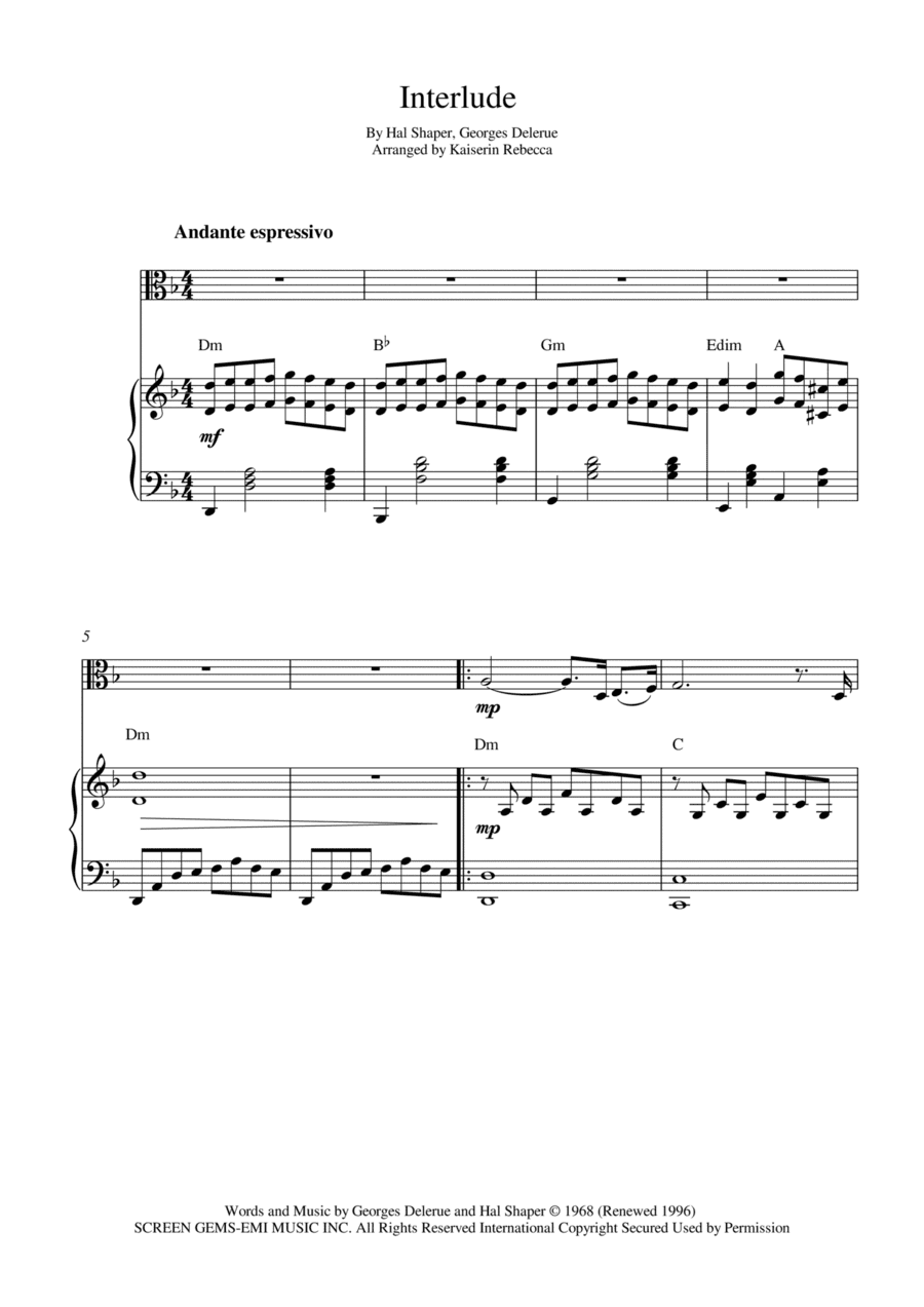Interlude (arr. Kaiserin Rebecca)