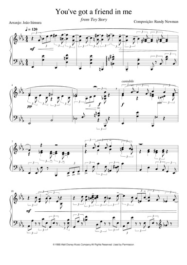 You've Got A Friend In Me (arr. João Itimura)