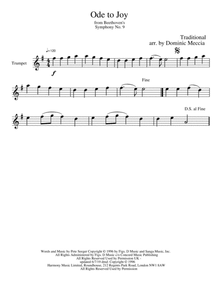 Ode To Joy (arr. Dominic Meccia)