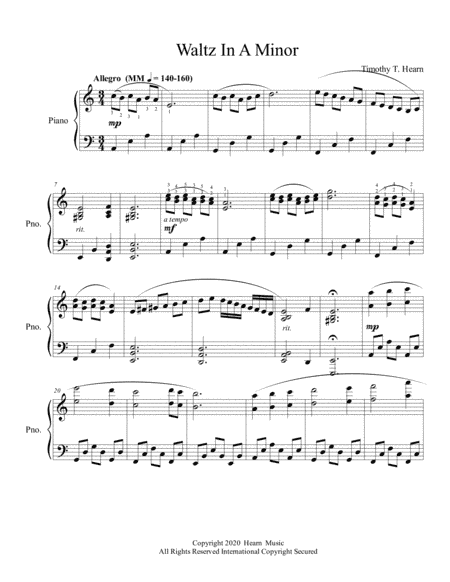 Waltz In A Minor