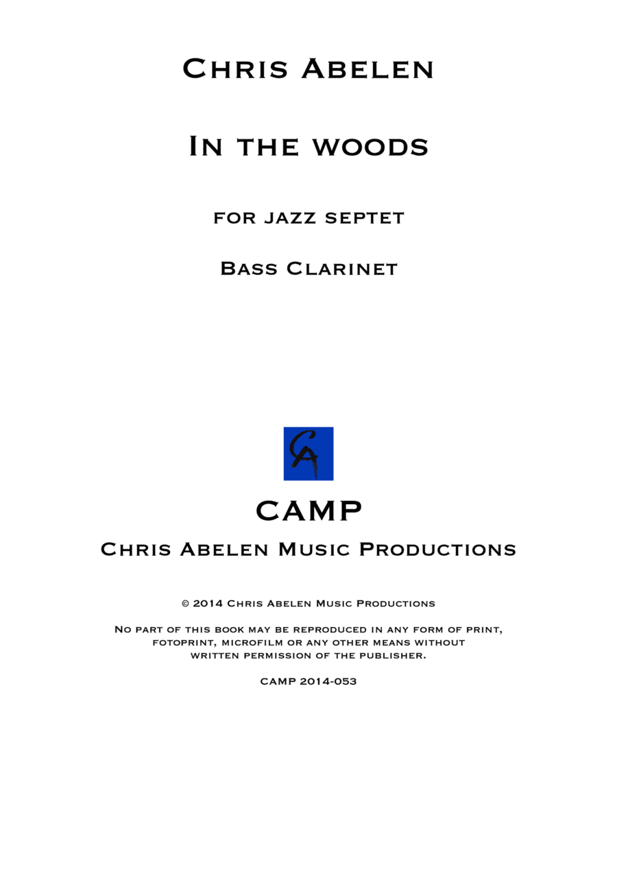 In the woods - bass clarinet