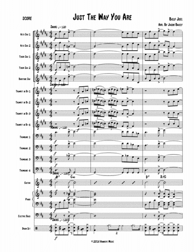 Just The Way You Are (arr. Jason Bailey)