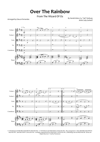 Over The Rainbow (arr. Glauco Fernandes)