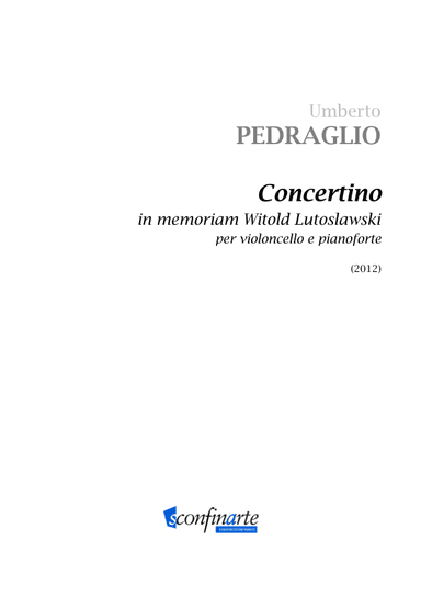 Umberto Pedraglio: CONCERTINO (ES 1051)
