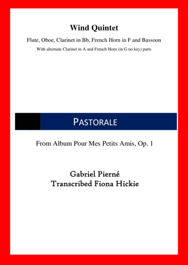 Pastorale: Wind Quintet (arr. Fiona Hickie)