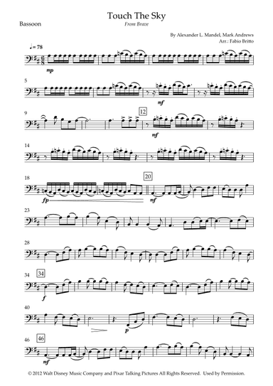 Touch The Sky (arr. Fabio Britto)
