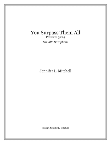 You Surpass Them All