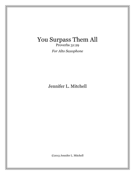 You Surpass Them All