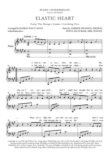 Elastic Heart (arr. Danilo "Daca" Alves)