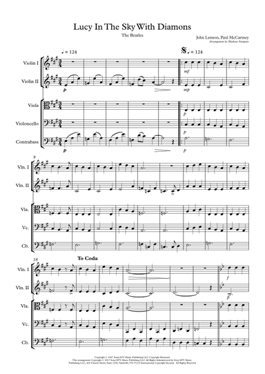 Lucy In The Sky With Diamonds (arr. Matheus Sampaio)