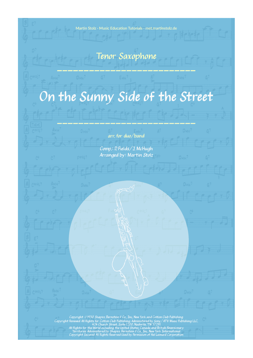 On The Sunny Side Of The Street (arr. Martin Stolz)