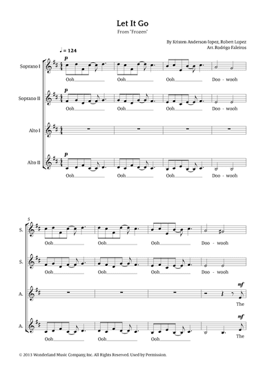 Let It Go (arr. Rodrigo Faleiros)