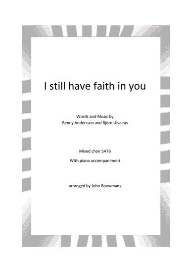 I Still Have Faith In You (arr. John Bouwmans)
