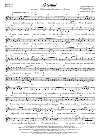 Celestial (arr. Katy Bradley)