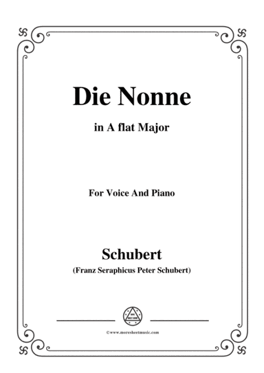 Schubert-Die Nonne,in A flat Major,D.208,for Voice and Piano (arr. MSM)