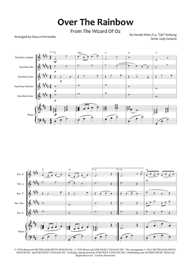 Over The Rainbow (arr. Glauco Fernandes)