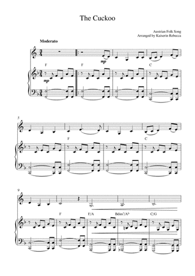 The Cuckoo (arr. Kaiserin Rebecca)