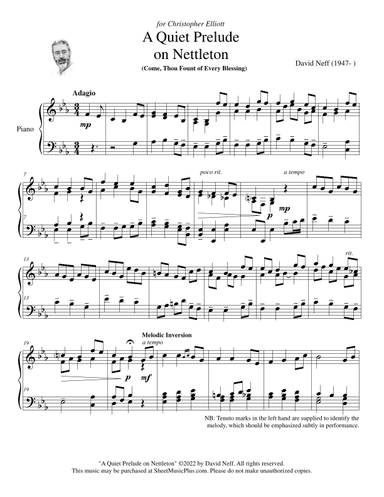 A Quiet Prelude on NETTLETON (Come, Thou Fount of Every Blessing)