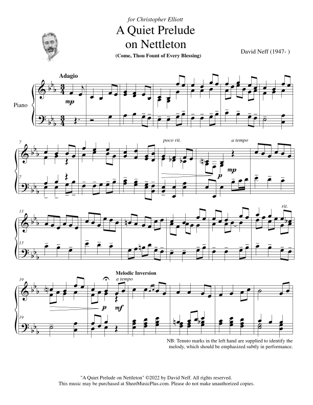 A Quiet Prelude on NETTLETON (Come, Thou Fount of Every Blessing)