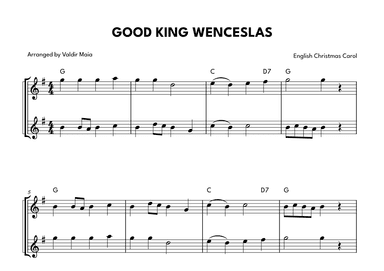 Good King Wenceslas - Flute Duet (arr. Valdir Maia)