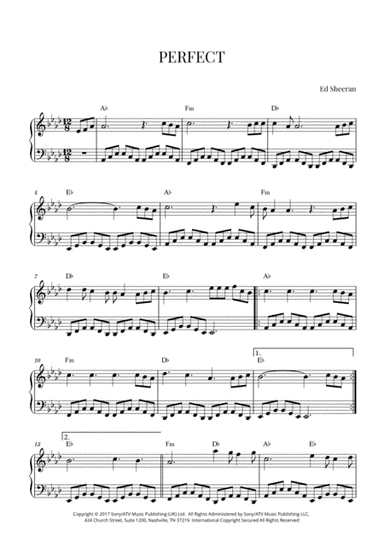 Perfect (arr. Cadenza Editions)