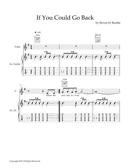 If You Could Go Back TAB