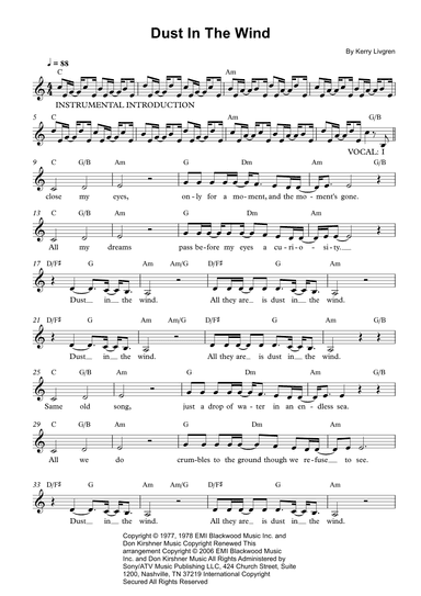 Dust In The Wind (arr. Eduardo Mutz Có)