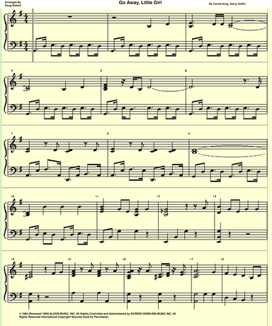 Go Away, Little Girl (arr. Doug Abbott)