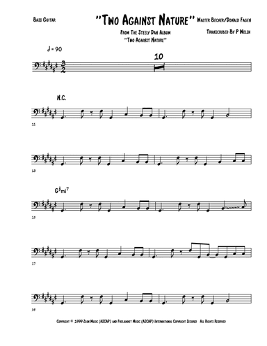 Two Against Nature (arr. Accubass)