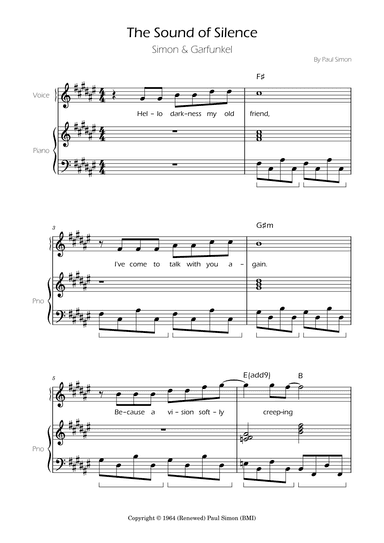 The Sound Of Silence (arr. Ygor Nunes)