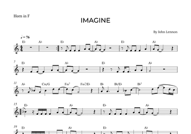 Imagine (arr. Alex Nunes Rodrigues)