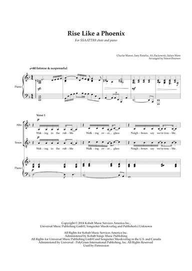 Rise Like A Phoenix (arr. Simon Pearson)