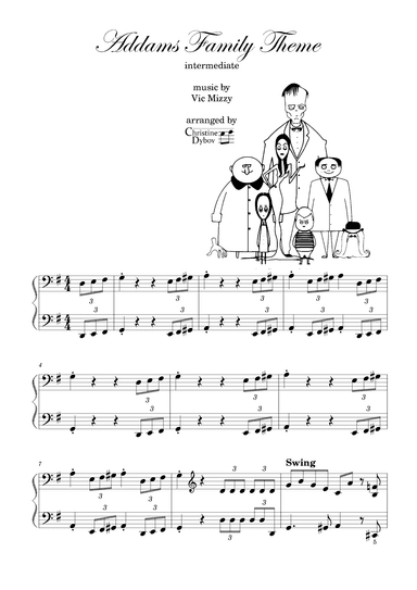 Addams Family Theme (arr. Christine Dybov)