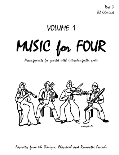 Music for Four - Volume 1 - Part 3 Clarinet in Bb 70133 (arr. Daniel Kelley)