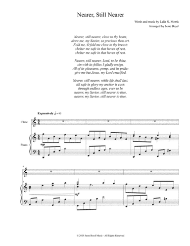 Nearer, Still Nearer (arr. Jesse Boyd)