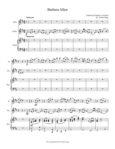 Barbara Allen (arr. Jordan Grigg)