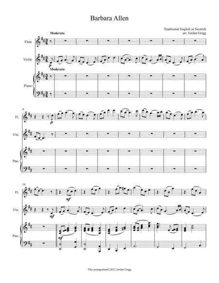 Barbara Allen (arr. Jordan Grigg)