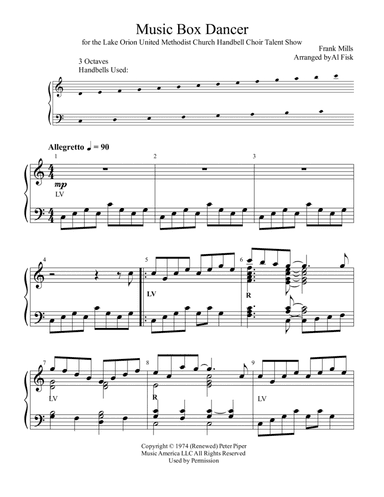 Music Box Dancer (arr. Al Fisk)