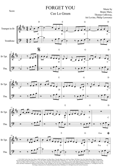 Forget You (arr. Anderson Quevedo)