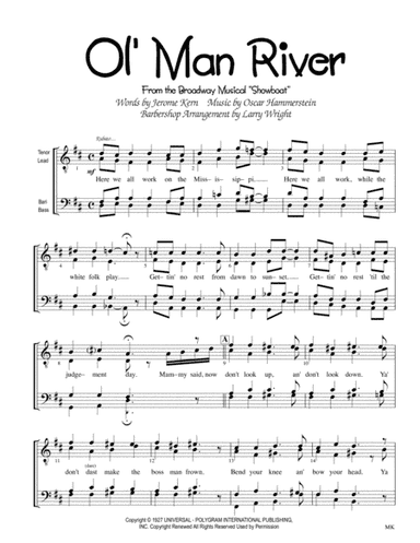 Ol' Man River (arr. Larry Wright)
