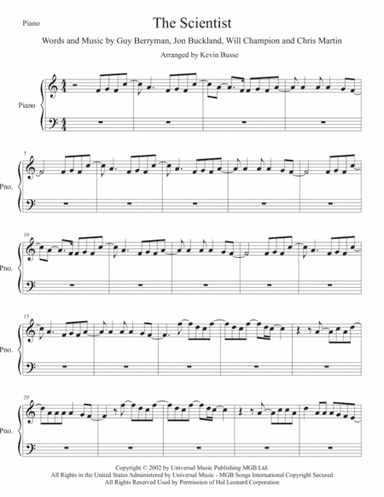 The Scientist (arr. Kevin Busse)