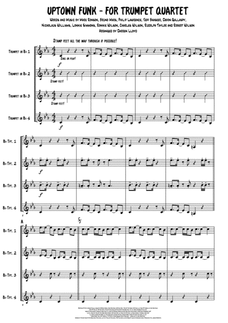 Uptown Funk (arr. Darren Lloyd)
