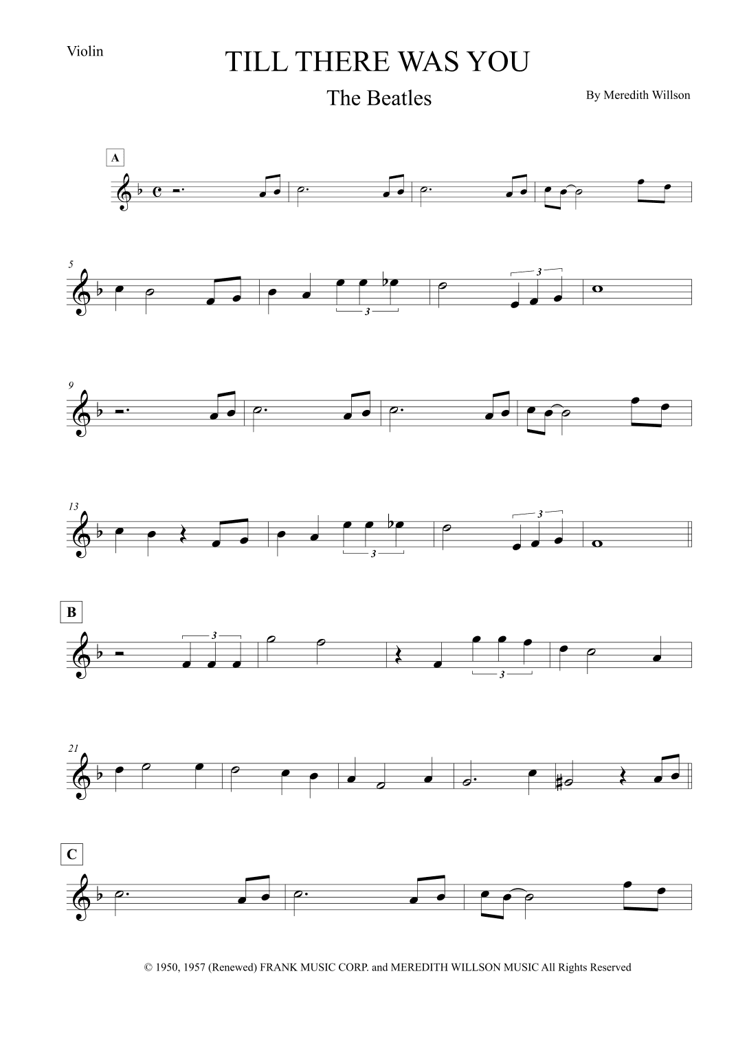 Till There Was You (arr. Leo Silva)