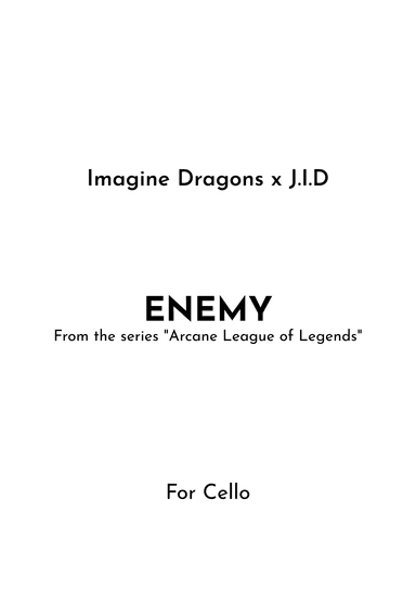 Enemy (arr. Jireh J.)
