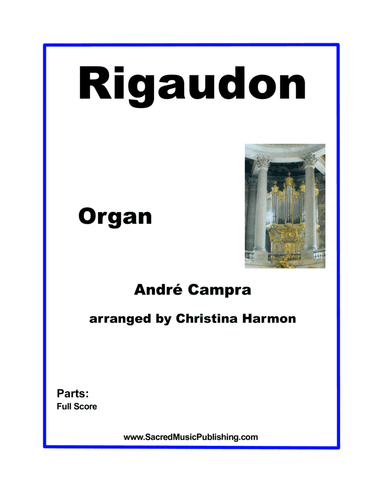 Rigaudon - Organ (arr. Christina Harmon)