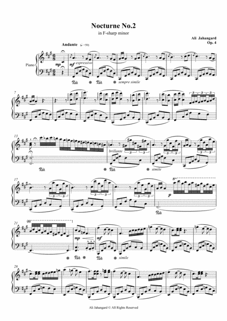 Nocturne No.2 - in F-sharp minor, Op.4